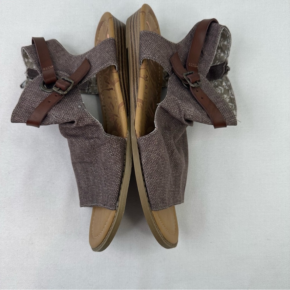 Blowfish Malibu Brisa 2 Wedge Sandal Brown 9 - Picture 6 of 11